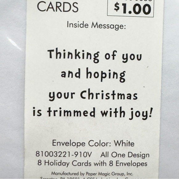 Sealed Holiday Card Lot of 49 Santa, JOY, Party City, Envelopes | Scrapbook - Picture 15 of 16